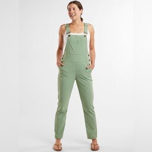 Wild Rye Overland Women's Olive Green Overalls - Classic Bib Jumpsuit 14